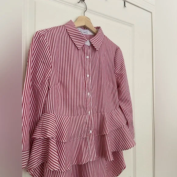Anthropologie English Factory striped button down top - Picture 4 of 7
